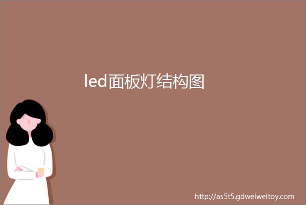 led面板灯结构图